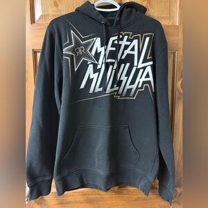 Metal Mulisha Black and White Graphic Hoodie